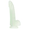 Dildo Fosforescent Smooth Glowing Transparent