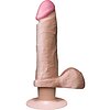 Vibrator cu Ventuza The Realistic Penis 21cm Natural