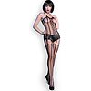 Bodystocking Chilirose CR4476 Negru M