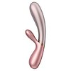 Vibrator Rabbit Hot Lover Heat Silicon 19.9 cm Roz