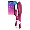 Vibrator Smart Cu Incalzire Heated Satisfyer Rosu