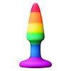 Anal Plug Pleasure Rainbow Mini Multicolor