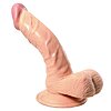 Dildo Flexibil Montabil Pe Perete Natural