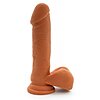 Dildo Cu Testicule Dual Density 20.5cm Natural